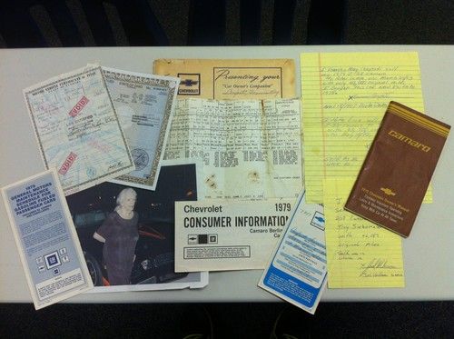 1979 CHEVROLET Z28 CAMARO 46167 MILES BLACK 4 SPEED ALL ORIGINAL, image 10