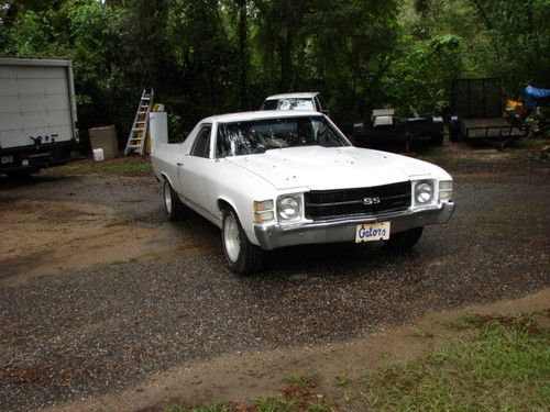 1971 chevrolet el camino base standard cab pickup 2-door 6.6l s s super sport