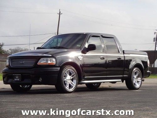 2003 ford f-150 harley davidson supercrew black on black clean carfax we finance