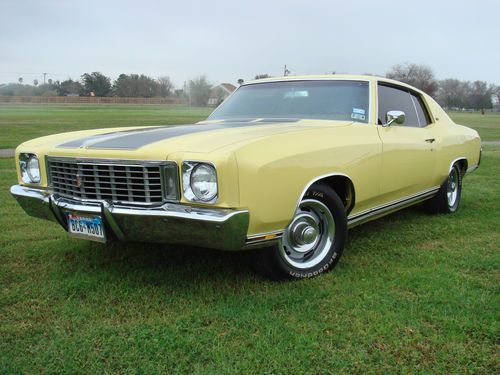 1972 chevrolet monte carlo 350 auto 2 owner solid texas survivor car ** video **