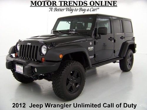 2012 4wd hardtop navigation unlimited cod mw3 #1499 bluetooth jeep wrangler 23k