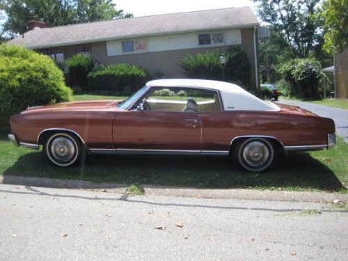 1971 chevrolet monte carlo 14,000 documented miles