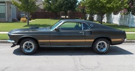 1969 mach 1 mustang 428 cj r code 4-speed cobra jet frame off restoration