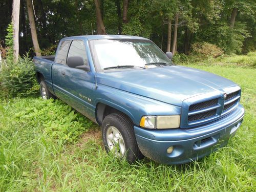 2001 dodge ram 1500 st ext cab pickup 4-door 5.2l no reserve