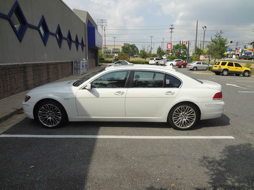 Nice clean 2007 bmw  750li with 47000 miles...great car-white-bmw