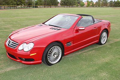 2006 mercedes sl600 hardtop convertible - platinum warranty until 2016, pristine