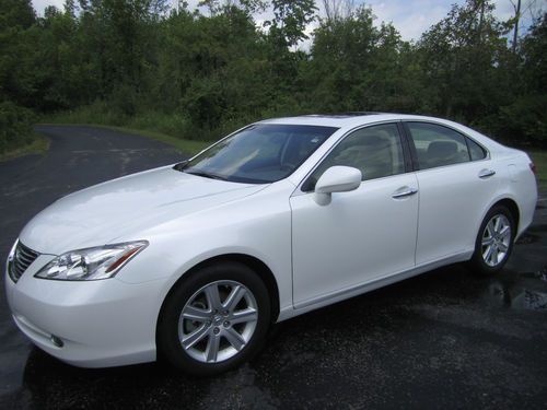 2007 lexus es 350 4d sedan, 3.5l v6, automatic, white, 54,307 miles, 1 owner