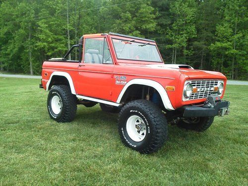 1973 ford bronco 4x4 c4 auto transmission, lifted, power steering, 302 v8