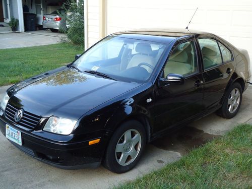 2002 vw jetta, black, gls sedan, 1.8 turbo engine non-running