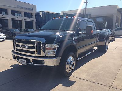 2008 ford f-450 super duty drw crew cab nav rear camera leather custom exhuast