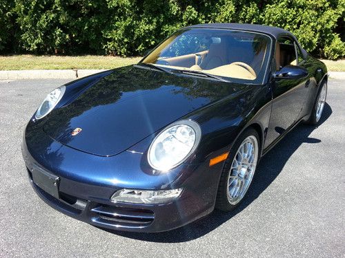 Perfect 2005 porsche 911 carrera s cabriolet convertible chrono package 30k mile