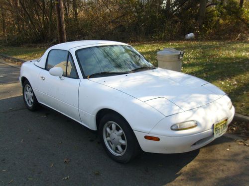 1991 miata flood car with factory hardtop