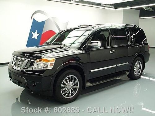 2011 nissan armada sl 8-pass sunroof leather dvd 41k mi texas direct auto