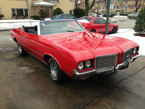 1972 oldsmobile cutlass convertible 1 owner 37k miles