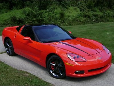 Dealer owned 2013 corvette coupe with special z455 package automatic lo reserve