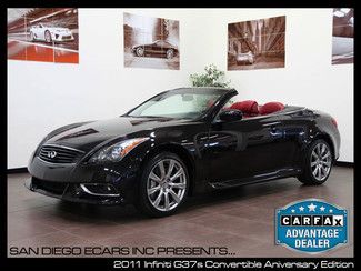 2011 infiniti g37s convertible sport limited edition monaco red interior 27k