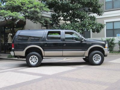 2002 excursion limited 4x4 7.3l diesel lifted suv heated seats parking sensors