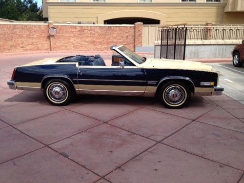 1982 cadillac eldorado cabriolet coupe 2-door 4.1l