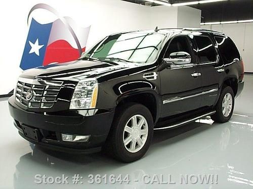 2007 cadillac escalade sunroof nav dvd blk on blk 62k texas direct auto