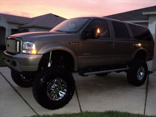 Lifted 2004 ford excursion "eddie bauer" 6.0 diesal