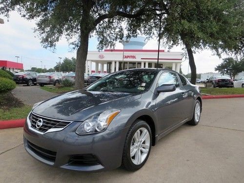 2011 nissan altima coupe we finance!! auto 2.5 s push start clean carfax grey