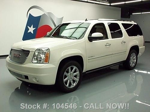 2013 gmc yukon xl denali sunroof nav rear cam dvd 20's! texas direct auto