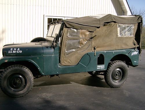 Vintage 1955 jeep ambulance m38-a1