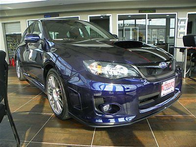 2011 subaru wrx sti 6k miles! 6-speed awd heated suede/leather 1 owner! warranty