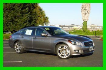 2012 infiniti m37s sport premium navigation 20" wheels warranty like new!