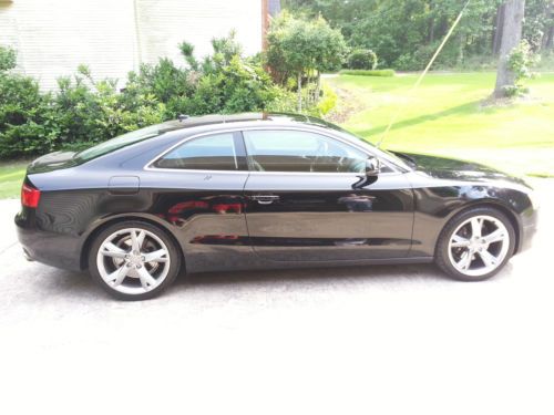 Audi a5 - 2009 - perfect condition - premium / s-line / manual / black on black