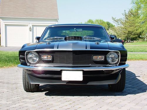 1970 ford mustang mach1 beautiful raven black classic restomod