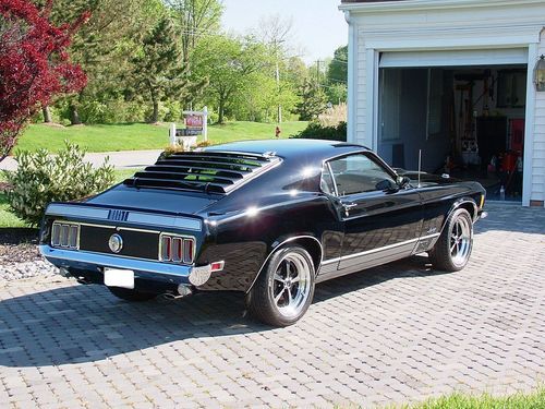 1970 FORD MUSTANG MACH1 BEAUTIFUL RAVEN BLACK CLASSIC RESTOMOD, image 7