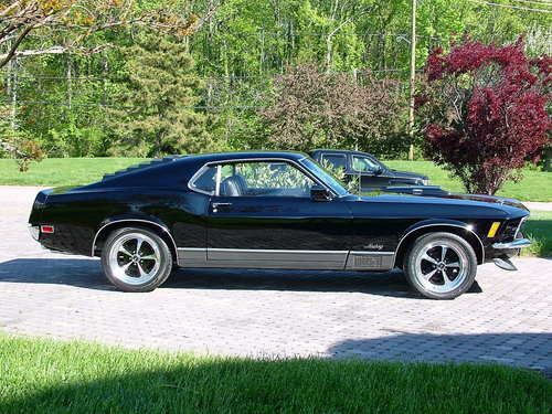 1970 FORD MUSTANG MACH1 BEAUTIFUL RAVEN BLACK CLASSIC RESTOMOD, image 8