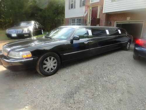 2006 lincoln town car limo limousine lincoln town car 2007 stretch black excelle