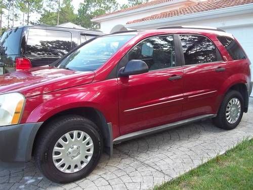 No reserve!!! 2005 chevrolet equinox ls sport utility 4-door 3.4l