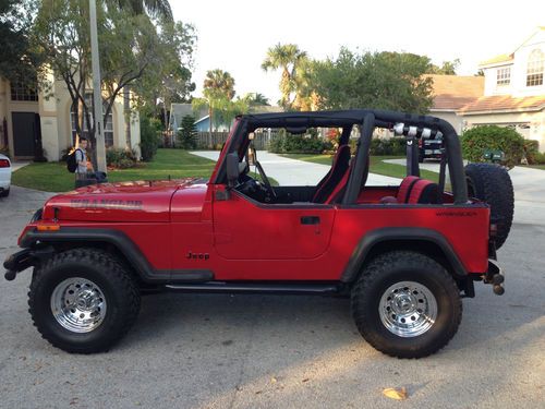 1992 jeep wrangler s sport utility 2-door 2.5l