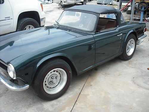 1972 triumph tr6, solid,new top,barn car in storage,no reserve,easy project