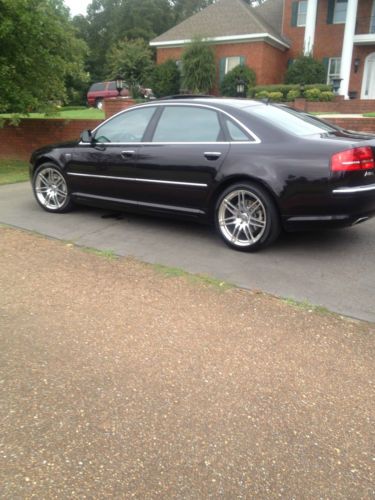 Audi a8l 2008 w12 luxury sedan rare!!!! black cherry pearl color