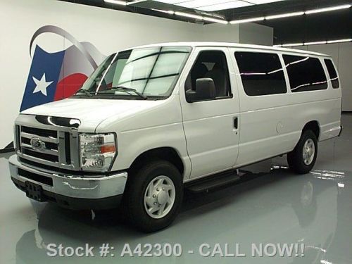 2008 ford e350 van pool 14-pass 5.4l v8 park assist 72k texas direct auto