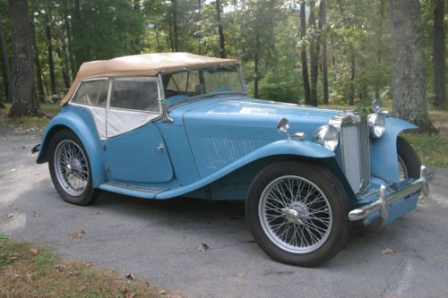 1949 mg tc exu some original paint runs great new interior