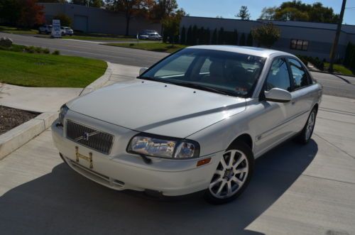2002 volvo s80t6 turbo pearl white nice and clean
