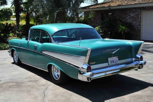 Rare Stock Original 1957 Chevy Sport Coupe Factory 283 Corvette Fuel Injection, image 5