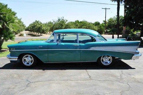 Rare Stock Original 1957 Chevy Sport Coupe Factory 283 Corvette Fuel Injection, image 6