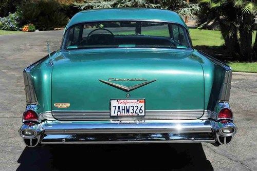 Rare Stock Original 1957 Chevy Sport Coupe Factory 283 Corvette Fuel Injection, image 18