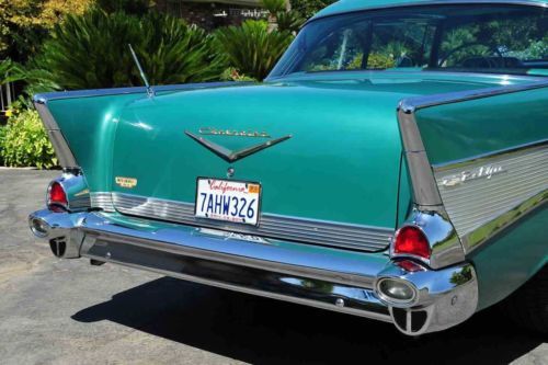 Rare Stock Original 1957 Chevy Sport Coupe Factory 283 Corvette Fuel Injection, image 23