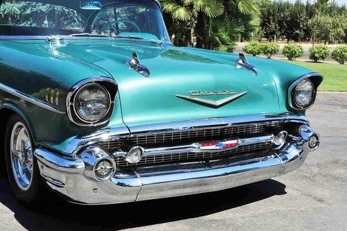 Rare Stock Original 1957 Chevy Sport Coupe Factory 283 Corvette Fuel Injection, image 24