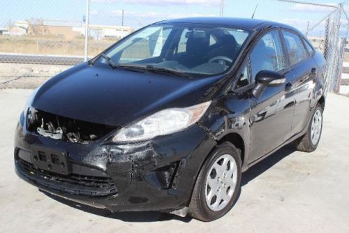 2013 ford fiesta se sedan damaged salvage economical low miles export welcome!!
