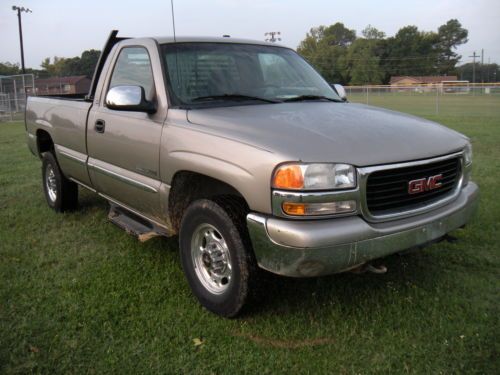 L@@k a good texas work truck 2000 gmc sierra 2500hd 6.0 auto trans regular cab