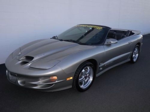 2001 pontiac trans am ws-6 rare 6 speed manual convertible