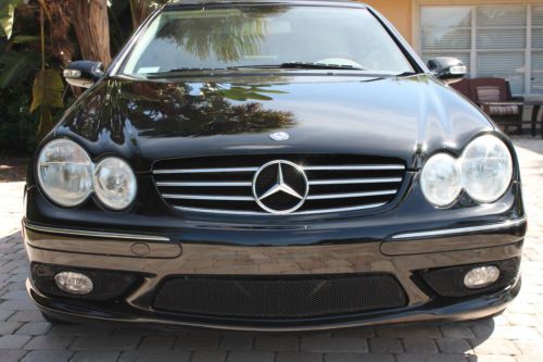 2004 mercedes-benz clk500 amg sport-1-owner,low mileage,florida-kept and driven!